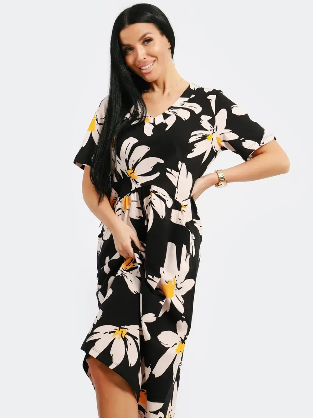 Платье бохо большие размеры