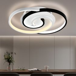 Светильник потолочный светодиодный Rivoli Abby 6101-101 LED 3900К - 4400К 57 Вт модерн с пультом