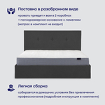 Кровать BuyRelax (велюр, с ПМ)