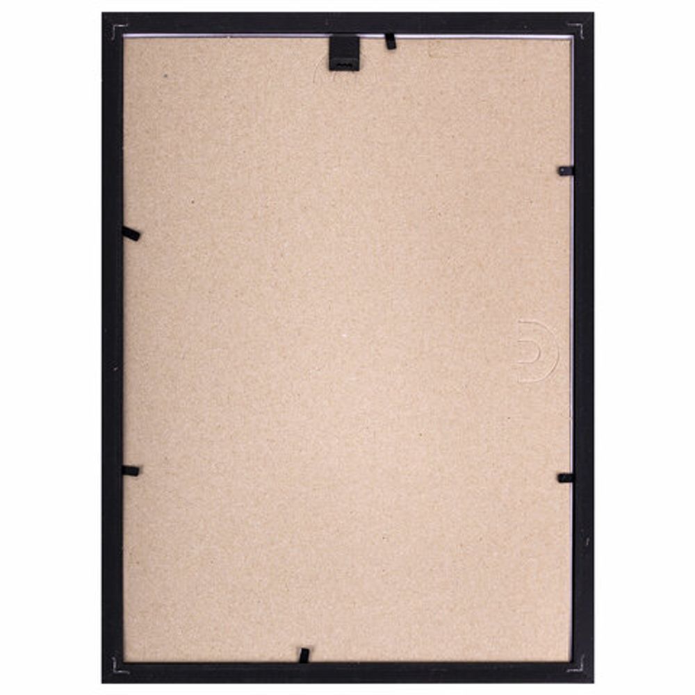 Рамка 21х30 см со стеклом, багет 14 мм пластик, BRAUBERG "HIT2", матовое золото, 391380