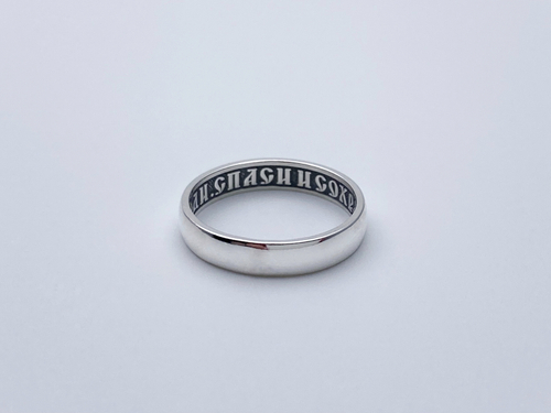 Кольцо из серебра/Частичное чернение