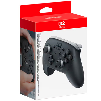 Беспроводной геймпад Pro Controller Black (Черный) для Nintendo Switch 2