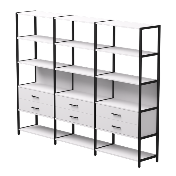 Набор стеллажных систем №9 Everprof EVO 2440x385x1840