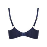 Бюстгальтер на косточках Eunika с пуш-ап вкладышами (Размер: 80E) (Цвет: темно-синий)
