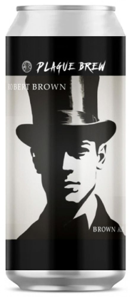 Пиво Плейг Роберт Браун / Plague Robert Brown 0.45 - банка