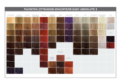 Безаммиачный перманентный крем-краситель для волос "Escalation Easy Absolute 3"