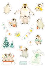 Стикеры-иллюстрации из книги «Лука, пора домой!»