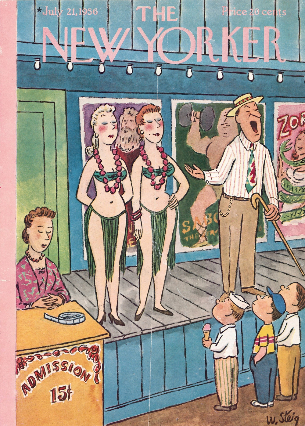 Журнал The New Yorker 21-07-1956, обложка