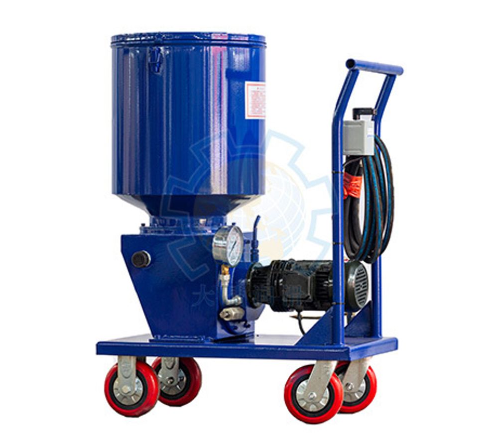 DRBZ4-P120Z - Станция смазки электрическая для двухлинейных систем, рабочее давление до 400 бар, подача 120 мл/мин, мощность двигателя 0,75 кВт, объем бака 60 литров; тип станции - Станция на тележке одиночная