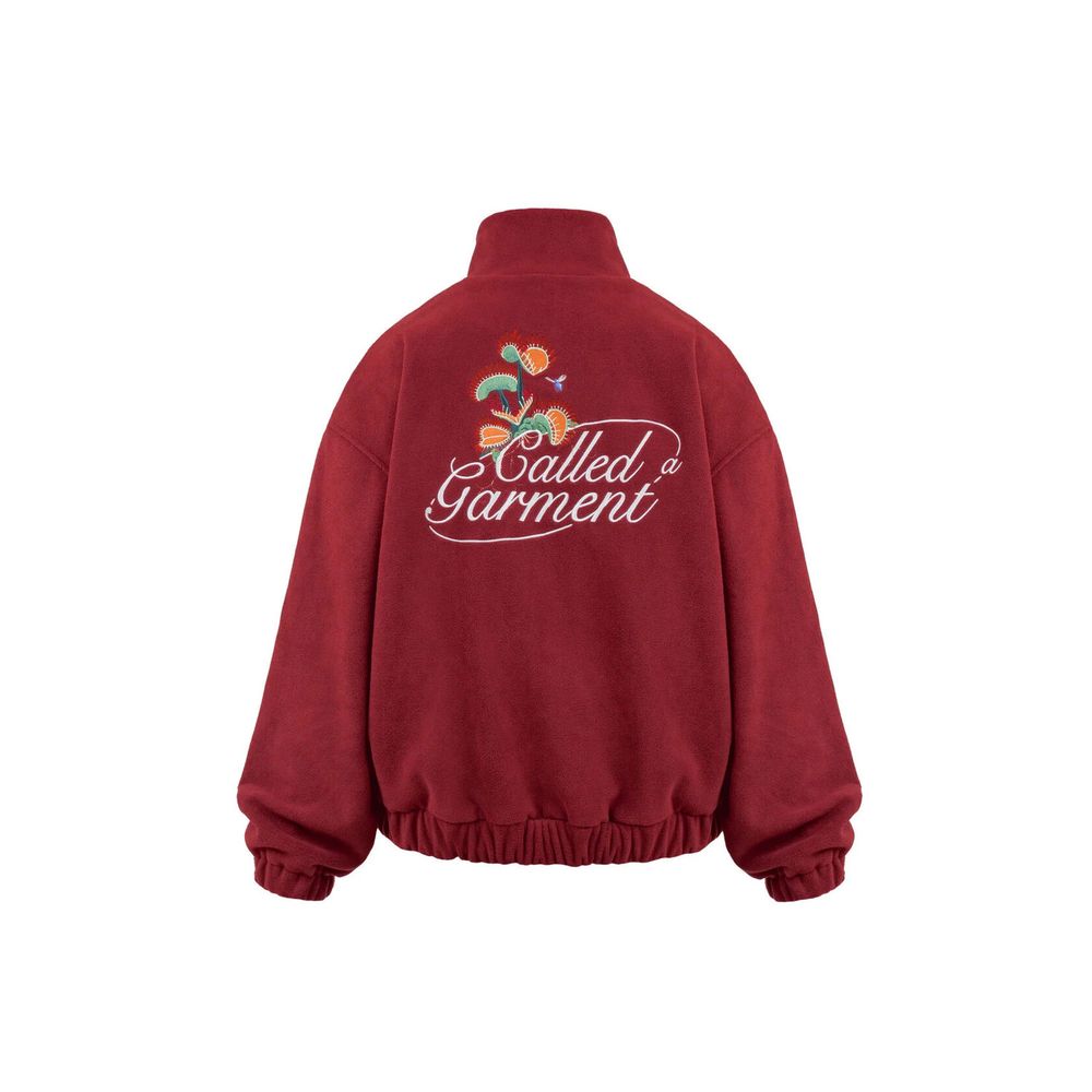 Куртка Called a Garment Флисовая FCF Logo Jacketvol.2 вишневая