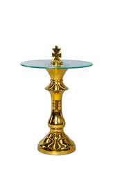 Кофейный стол "Король" золото