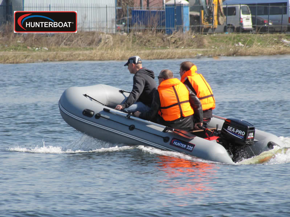 Хантер 335 слань+киль (лодка пвх)