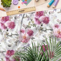 Ткань лен соцветия цветочных элементов