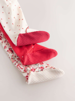 Комбинезон / Cлип для малышей Next F34-057, 3 шт., Красный, Молочный