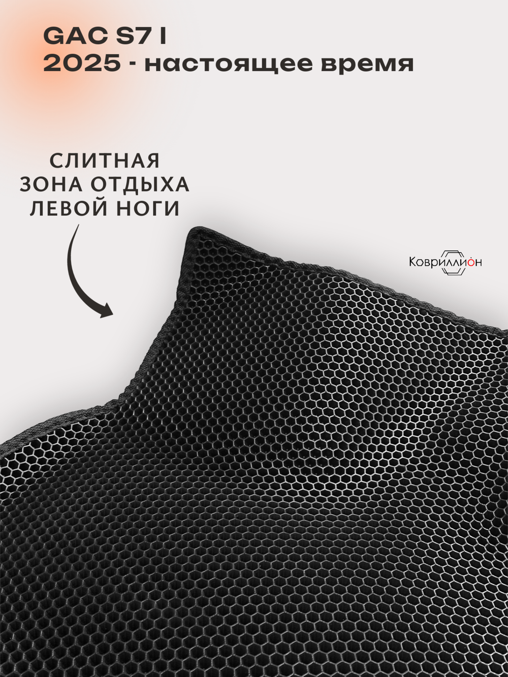 Автомобильные коврики ЭВА с бортами для GAC S7 I (25-н.в.)