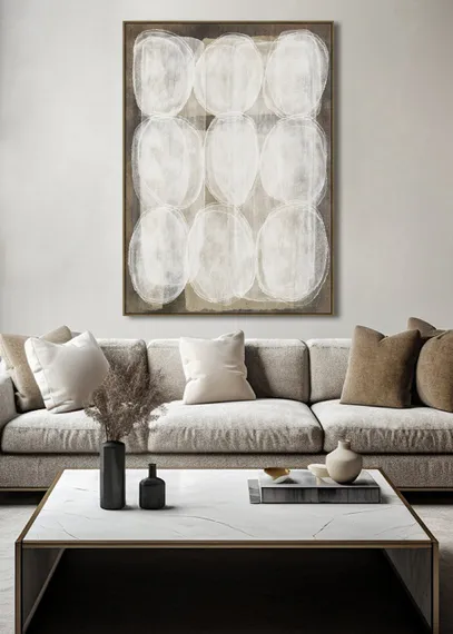 Постер Internal 140х100 см, чёрный, серый