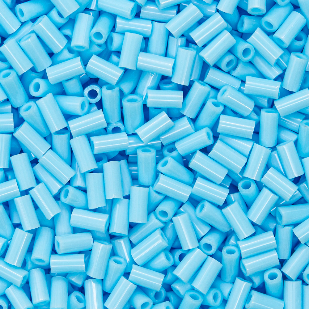 Японский бисер TOHO Bugle (стеклярус) 3mm (№43), непрозрачный глянцевый