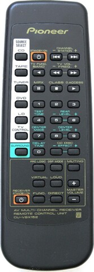 Пульт для PIONEER CU-VSX152 org