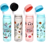 Бутылка питьевая пластиковая 650мл «Летние каникулы» матовая, микс цветов