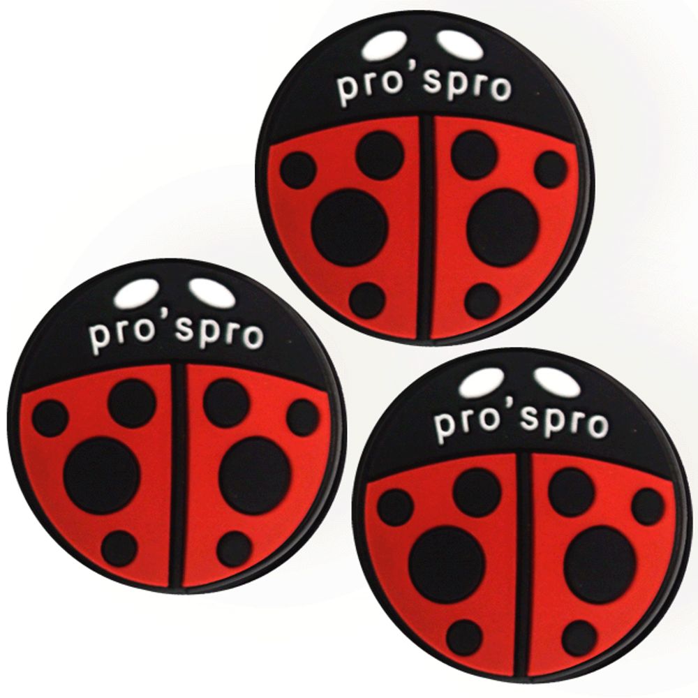 Виброгаситель теннисный Pro&#39;s Pro Vibra Stop Beetle 3P - red/black