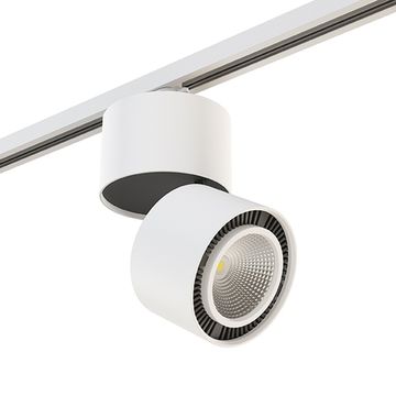 Трековый однофазный светодиодный светильник A1T214850 белый 4000K 40W Forte Muro Lightstar