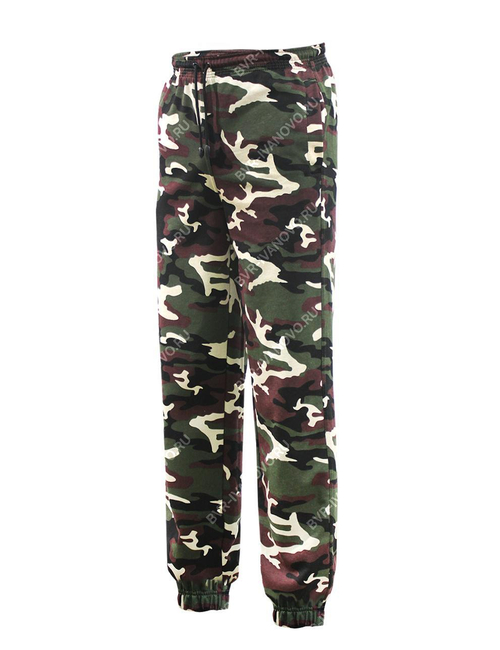 Трико мужское БВР (Футер, зеленый КМФ 4309)