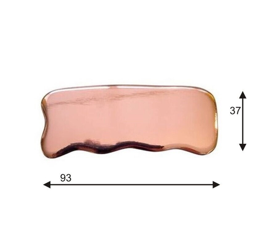 Гуаша пластина из меди 37*93*2 мм