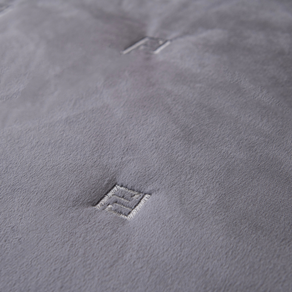 Велюровое покрывало Grande OVS014, размер 240*260, наволочки 50-70 2 шт