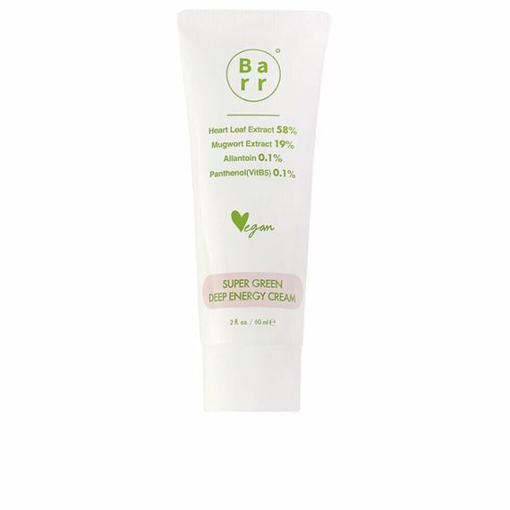 Barr Super Green Deep Energy Cream Успокаивающий крем-гель для чувствительной проблемной кожи, с натуральными растительными экстрактами 60 мл