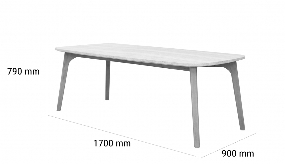 Комплект деревянной мебели Tagliamento Mali, натуральный