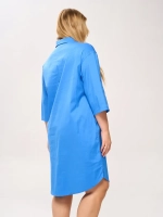 Платье-рубашка с карманами