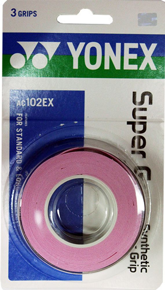 Теннисные намотки Yonex Super Grap 3P - french pink