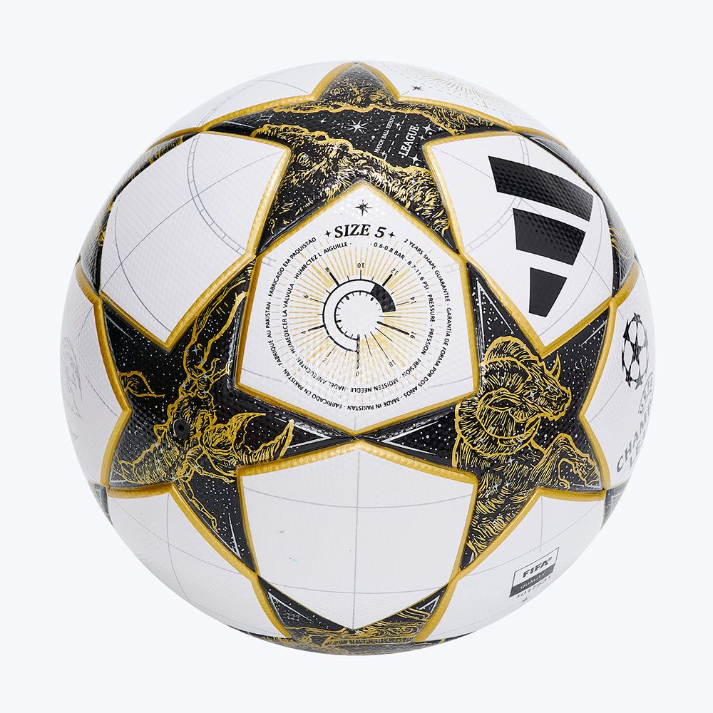 Мяч футб. ADIDAS UCL League JZ9995, р.5, FIFA Quality, 32п, ТПУ, термосш, бело-черно-золотистый
