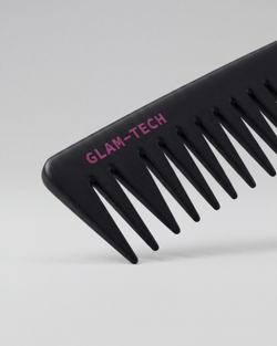 Расческа-гребень для распутывания волос из карбона Glam-Tech detangling comb carbon