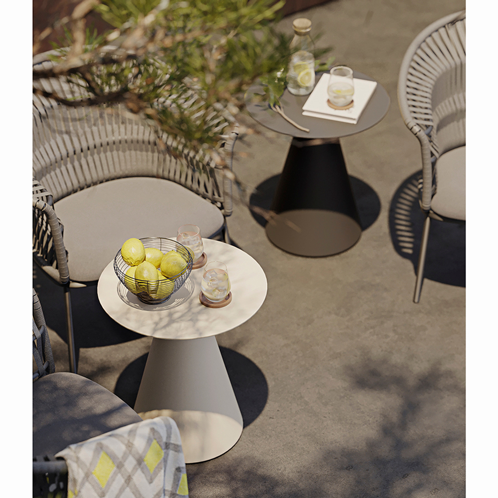 Столик кофейный Marius, 50 см, черный