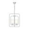 Подвесная люстра Lumina Deco Indivia LDP 1238-2 CHR