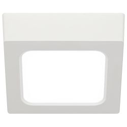 Светильник светодиодный ЭРА LED 20-12-6K накладной квадратный 12Вт 6500К | Downlight