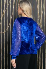 Блуза Жизель (синяя) Б11860 LT Collection