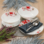 Сервиз столовый стеклокерам, 19 пр, 6 перс, Daniks, Кармен