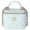 Сумка Chanel Vanity mini, голубой