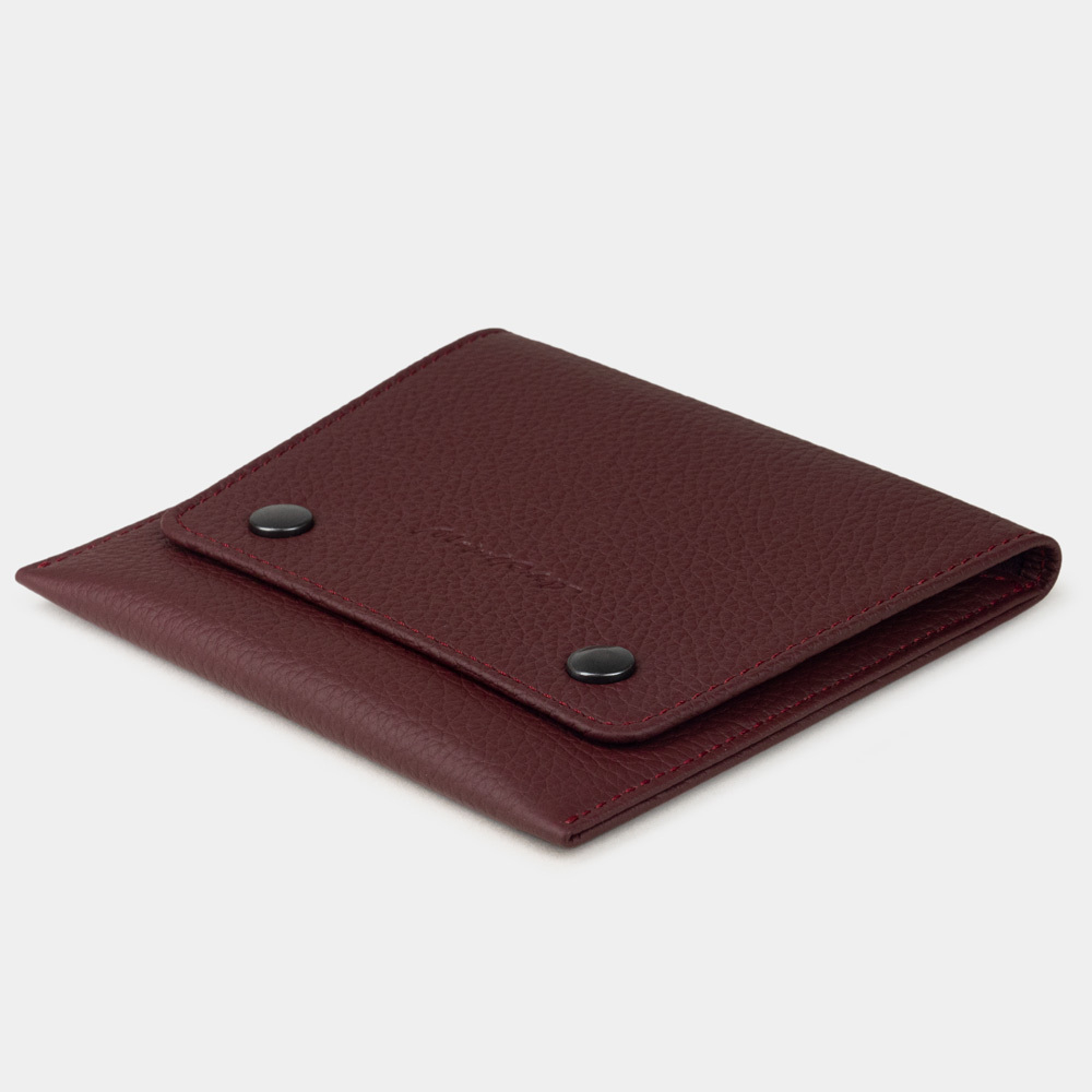 Кофр для украшений Grand из кожи теленка, бордового цвета