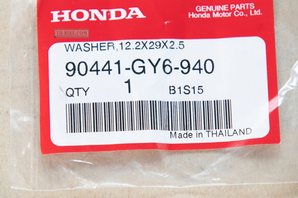 90441-GY6-940. WASHER, 12.2X29X2.5