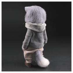 Валяная игрушка «Кот Арсений»