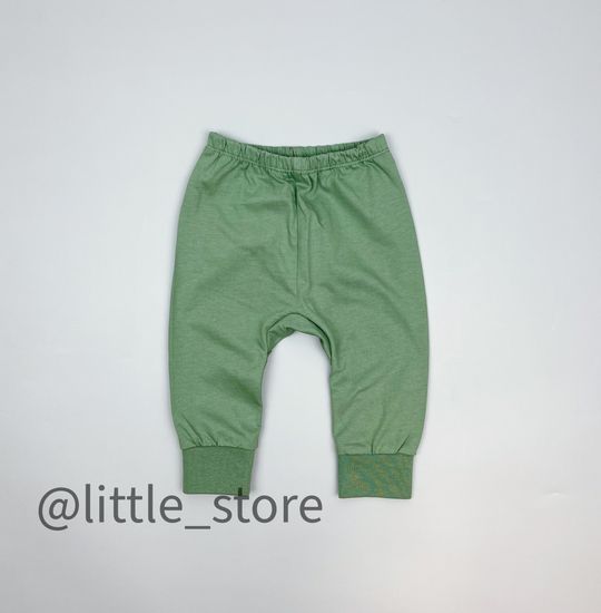 Штанишки хлопковые "Прятки в листьях" милитари