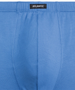 Мужские трусы шорты Atlantic, набор из 3 шт., хлопок, серый меланж + голубые + темно-синие, 3MH-209