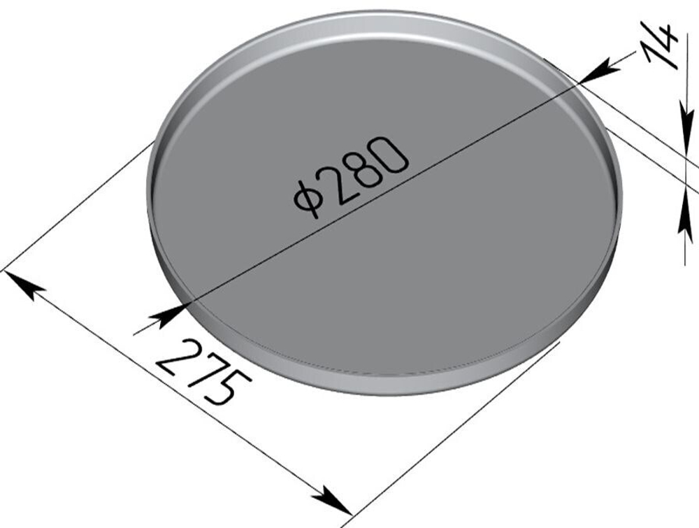 Форма для выпечки пиццы 280х14 мм