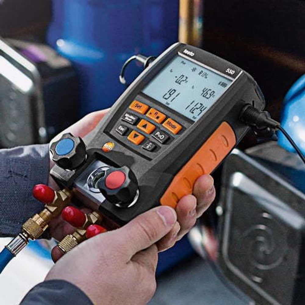 Комплект testo 550 - Цифровой манометрический коллектор c Bluetooth в комплекте с 2-мя зондам