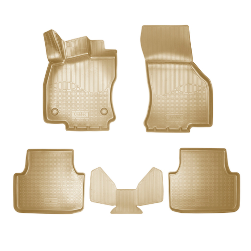Ковры в салон Norplast/Unidec для Volkswagen Jetta VII в кузове BU,A7 (2018-), Бежевый, арт.NPA11-C95-248-B