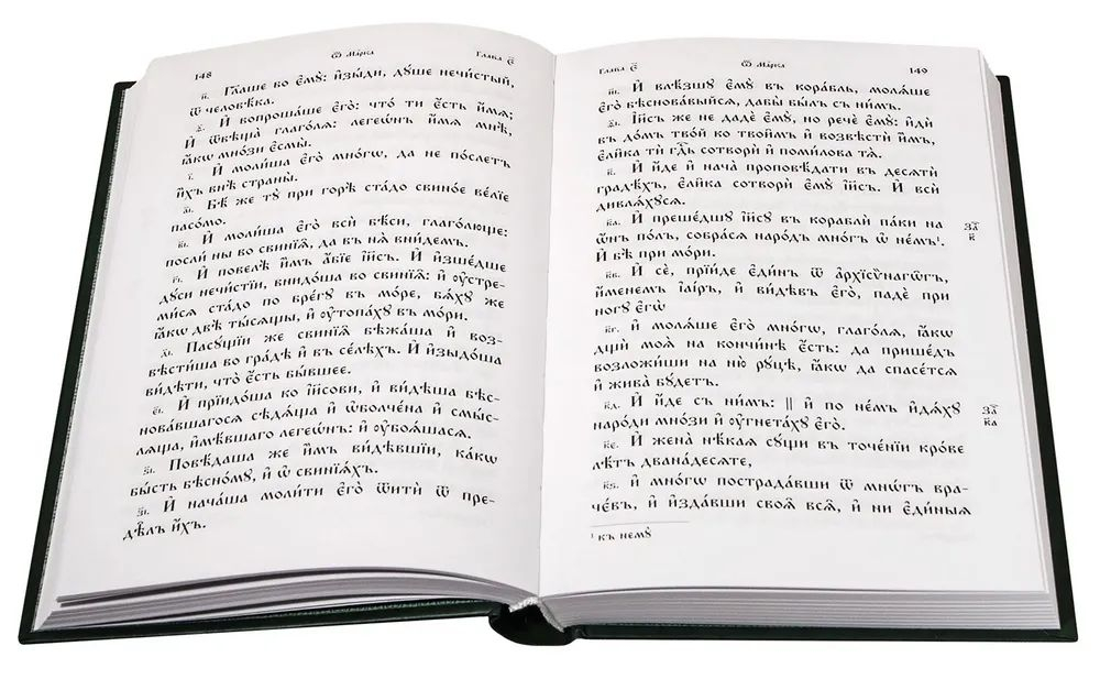 Святое Евангелие на церковнославянском языке. Крупный шрифт (Синтагма)