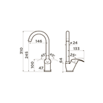 Смеситель Omoikiri Umi-BL